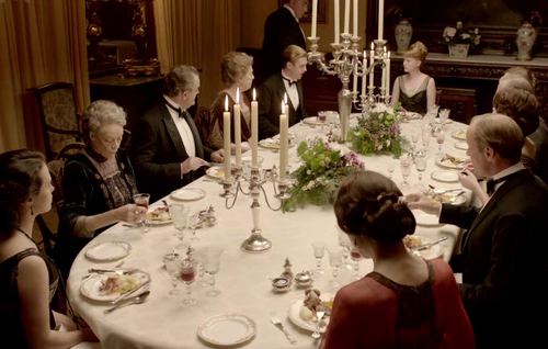 Downton Abbey table etiquette