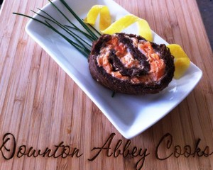 salmon mousse pinwheels