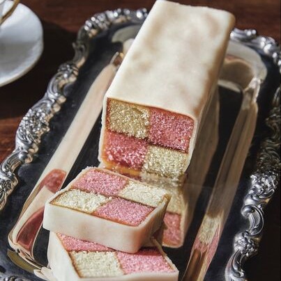 Rhubarb & ginger Battenberg cake – Phil's Home Kitchen