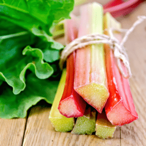 juicy bundle of rhubarb