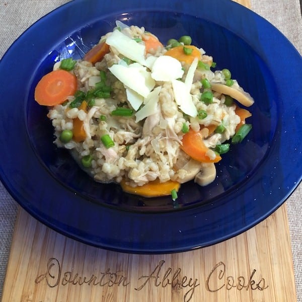 Use Leftover Holiday Turkey for a Comforting Baked Barley Risotto